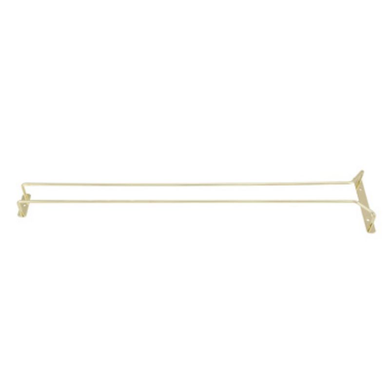 GLASS HANGER WIRE BRASS PLATED 24"