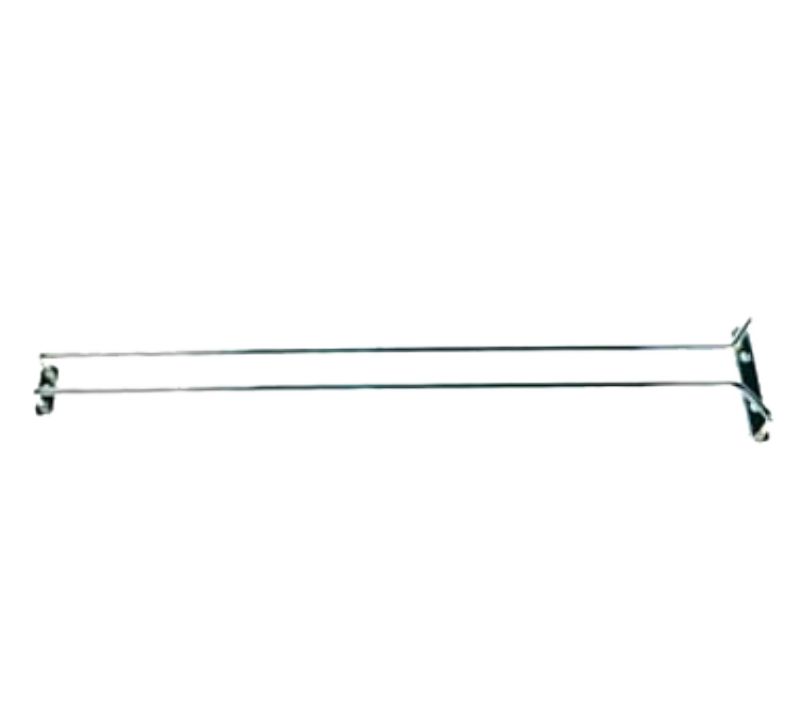 GLASS HANGER WIRE CHROME PLATED 24" 
