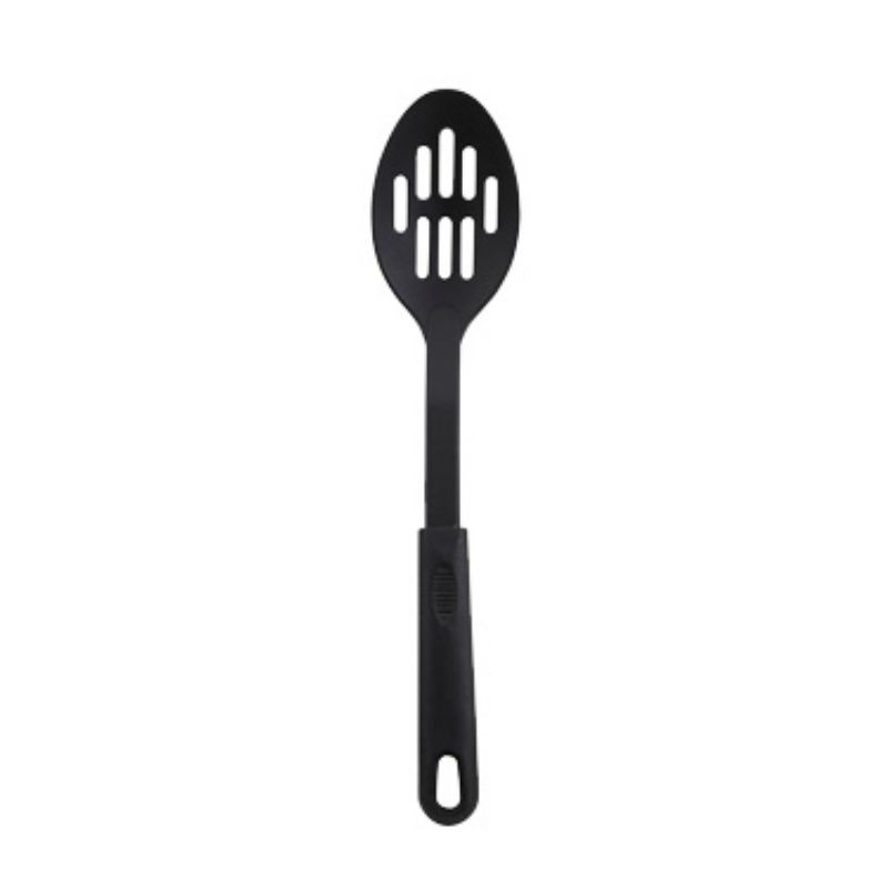 SPOON SLOTTED NYLON BLK 12 INCH 