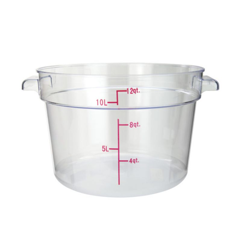 CONTAINER STORAGE ROUND CLEAR 12 QT