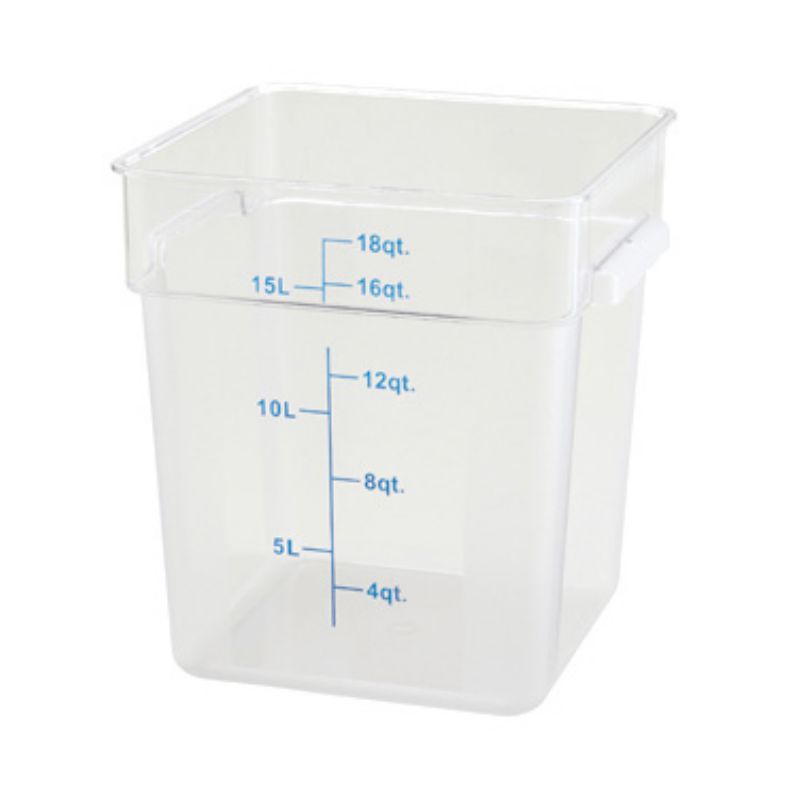 CONTAINER FOOD STORAGE SQUARE 18 QT