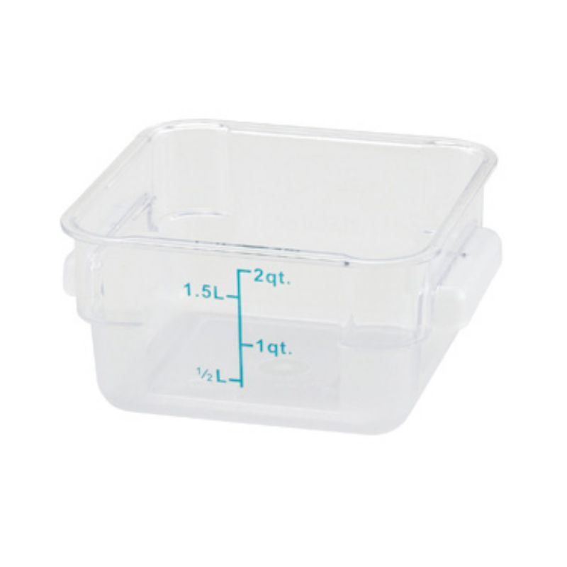 CONTAINER FOOD STORAGE SQUARE 2 QT