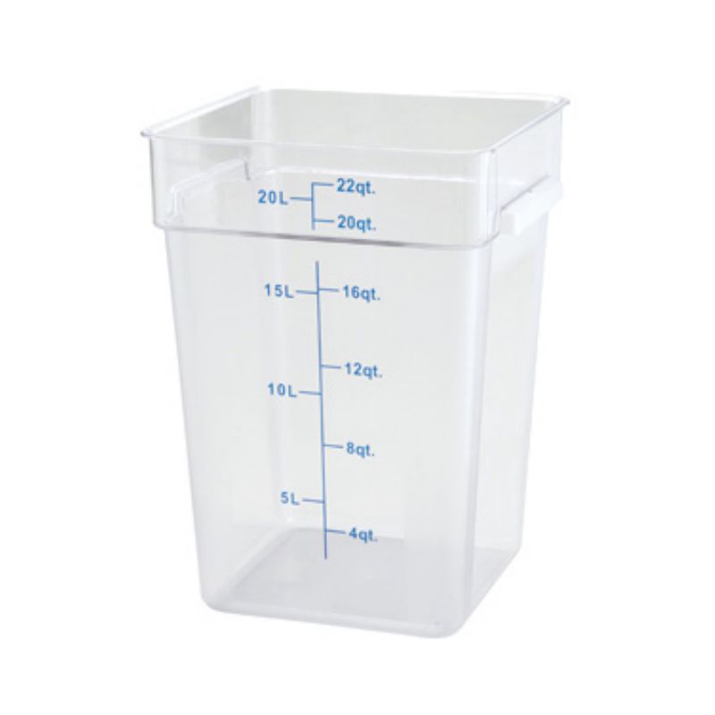 CONTAINER FOOD STORAGE SQUARE 22 QT