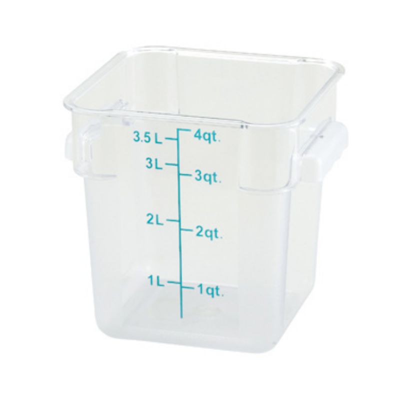 CONTAINER STORAGE SQUARE CLEAR 4 QT