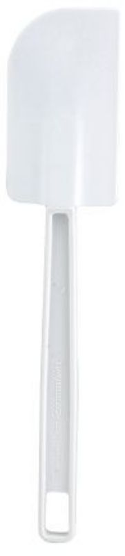 SCRAPER SPATULA RUBBER WHITE 10"