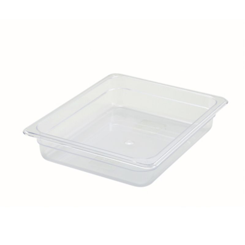 PAN FOOD CLEAR 1/2 SIZE 2-1/2" DEEP