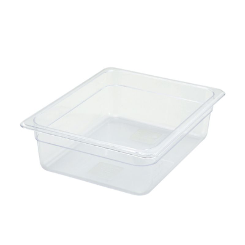 PAN FOOD CLEAR 1/2 SIZE 3.5" DEEP