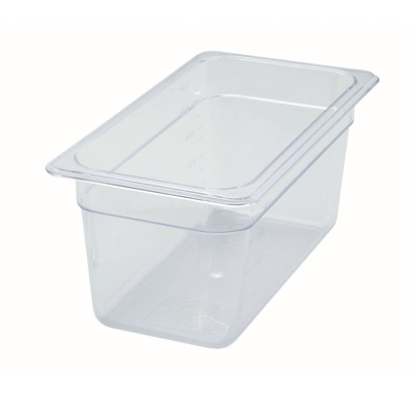 PAN FOOD CLEAR 1/3 SIZE 5-1/2 DEEP 