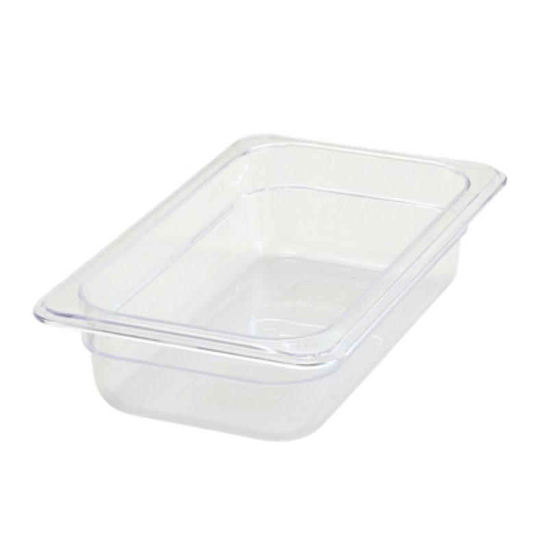 PAN FOOD CLEAR 1/4 SIZE 2-1/2  DEEP