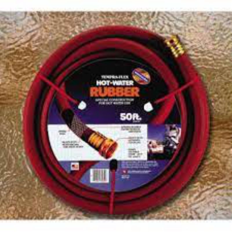 HOSE HOT WATER RED 5/8 X 50 