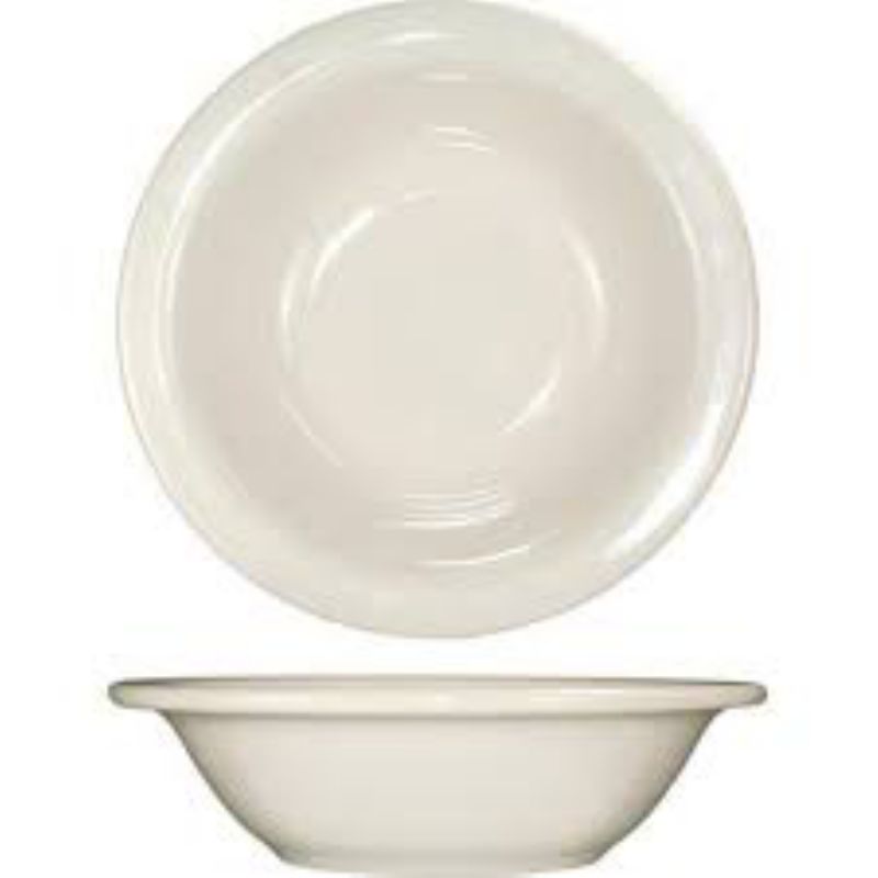 BOWL GRAPEFRUIT WHITE CERAMIC 14 OZ