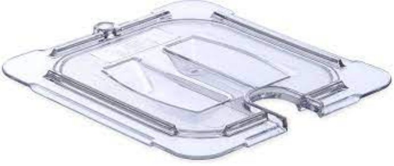 COVER PAN NOTCHED PLASTIC 1/6 SZ