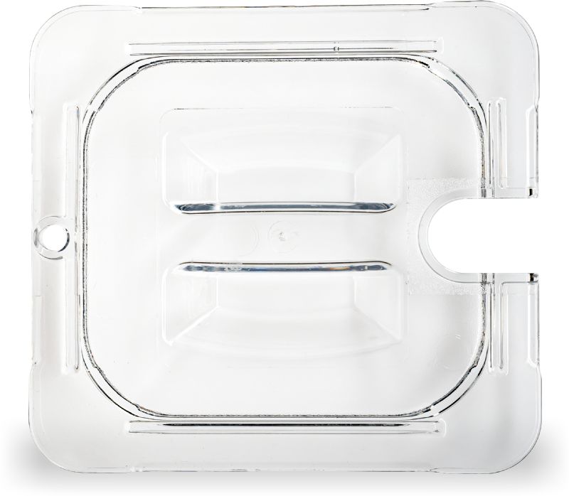 COVER PAN NOTCHED PLASTIC 1/6 SZ