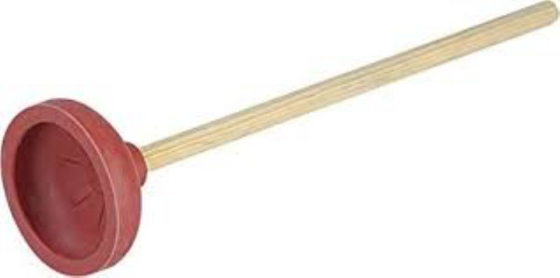 PLUNGER TOILET 18 WOOD