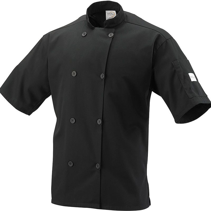 COAT CHEF UNISEX BLK MILLENNIA XS 