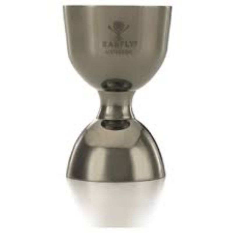 JIGGER STRT RIM BLK 25 & 50 ML HVY D