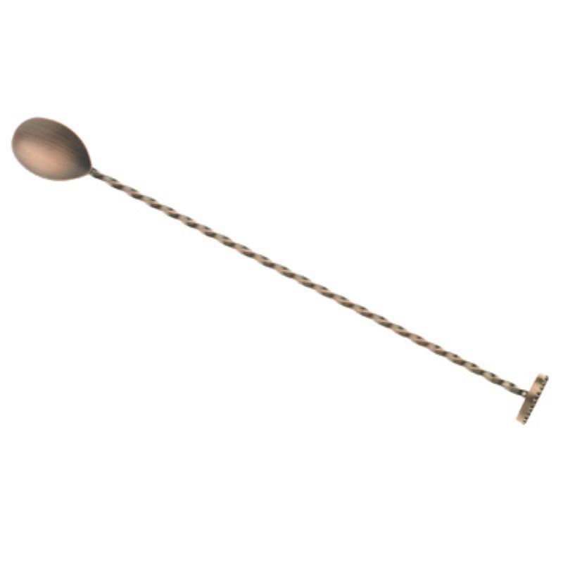SPOON BAR W/MUDDLER 11  ANTIQ TWISTE
