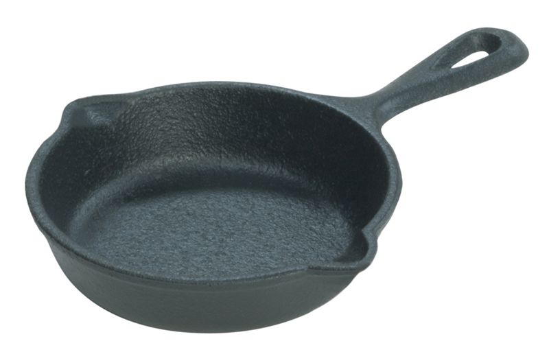 PAN FRY SKILLET MINI CAST IRON 4 IN