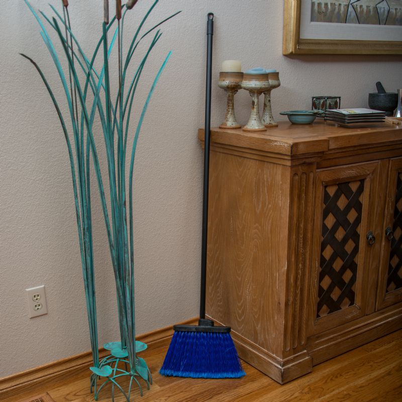 BROOM DUO-SWEEP BLUE BRISTLES 48 L 