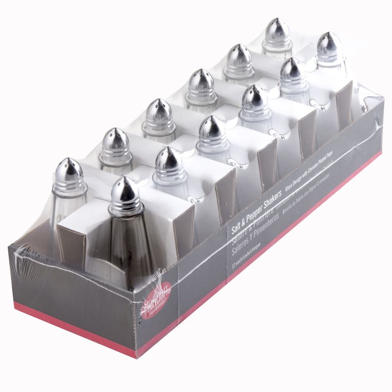SHAKER SALT & PEPPER 1 OZ TOWER