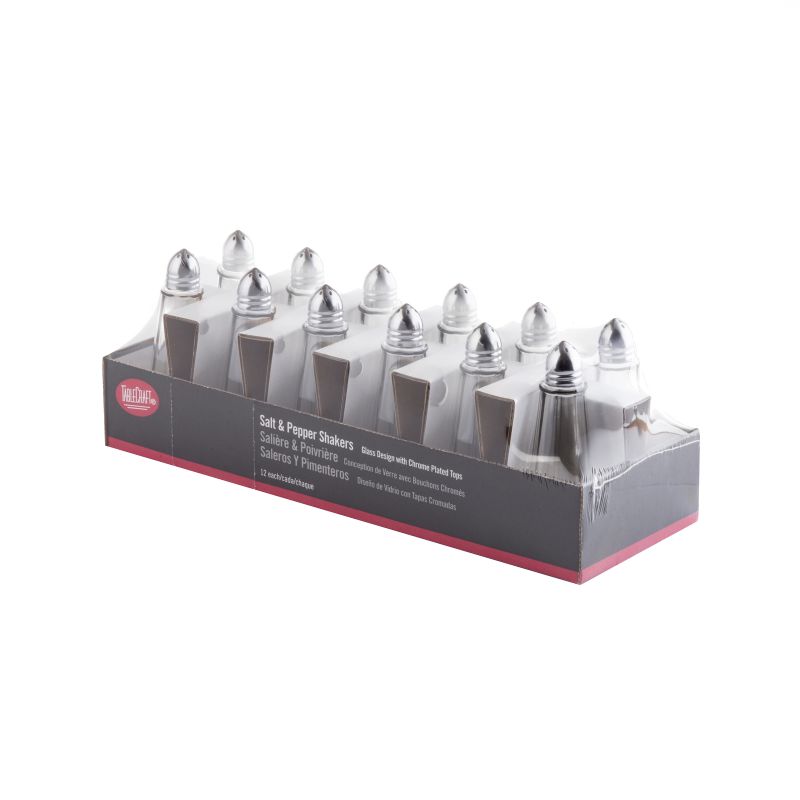 SHAKER SALT & PEPPER 1 OZ TOWER