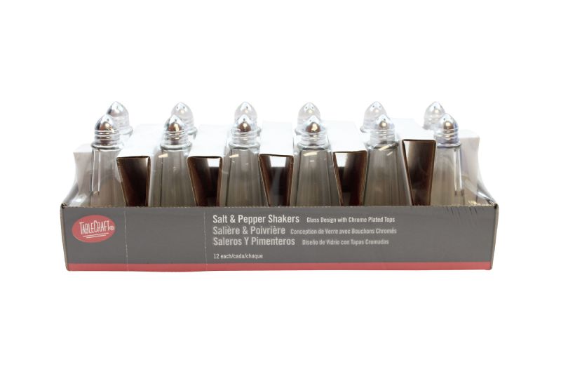 SHAKER SALT & PEPPER 1 OZ TOWER