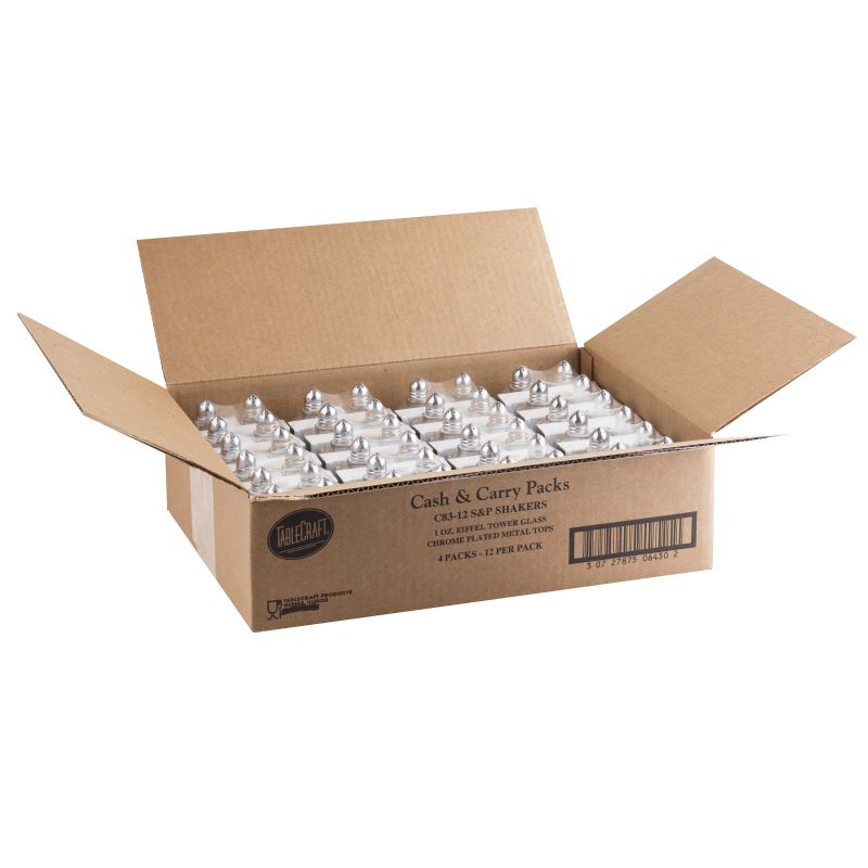 SHAKER SALT & PEPPER 1 OZ TOWER