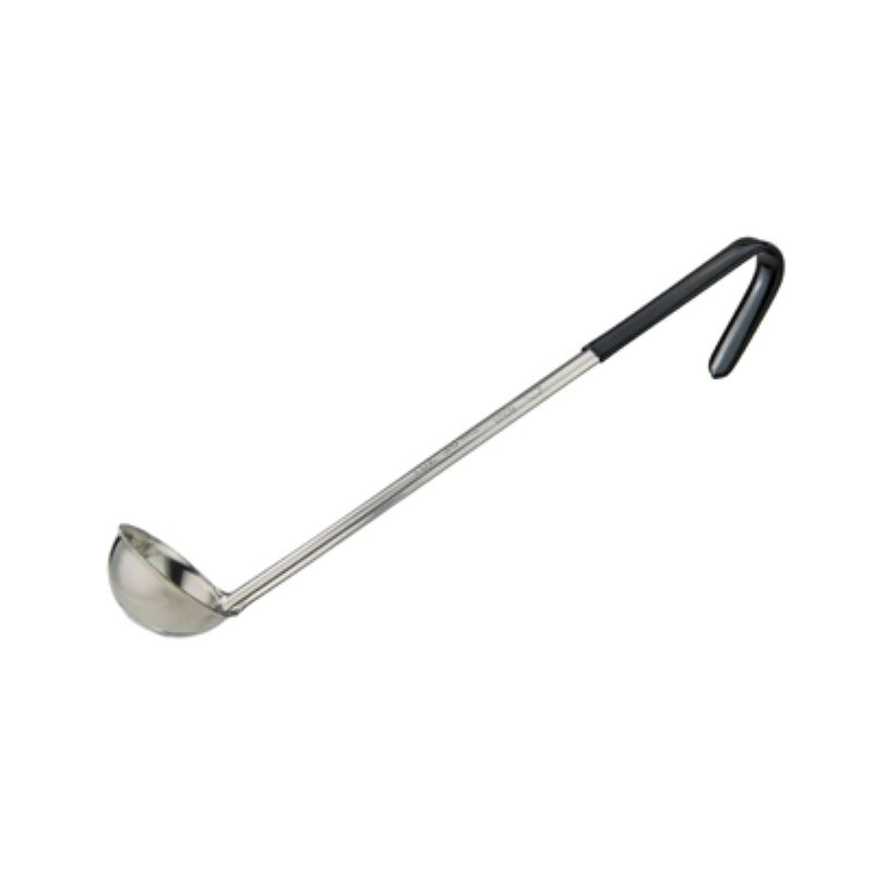 LADLE 1 OZ S/S BLACK HANDLE  