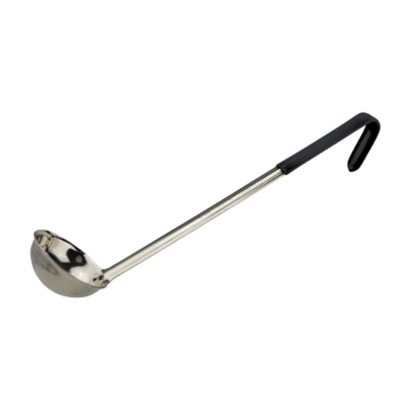 LADLE 3 OZ S/S BLACK HANDLE   