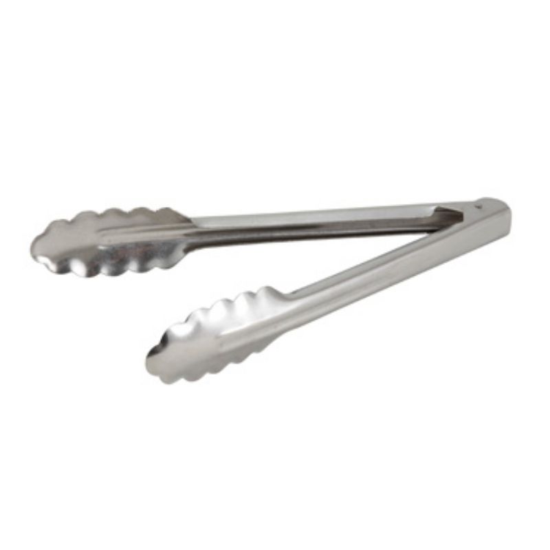 TONG UTILITY 9" SCALLOPED EDGE S/S 