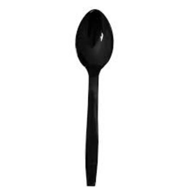 SPOON SERVING 9  BLACK