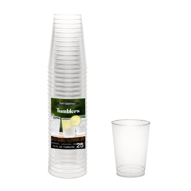 TUMBLER 10 OZ CLEAR