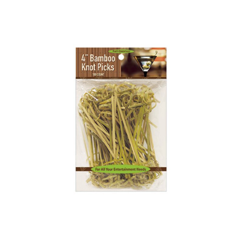 PICK BAMBOO KNOT 4" 
