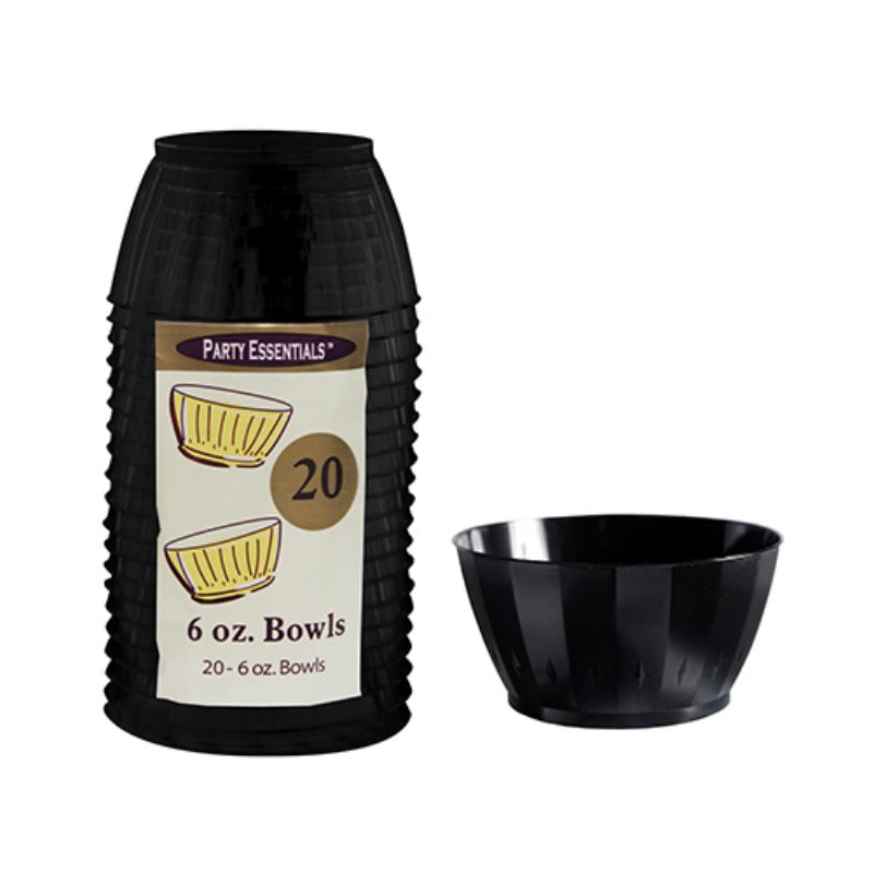 BOWL DELUXE BLACK 6 OZ       