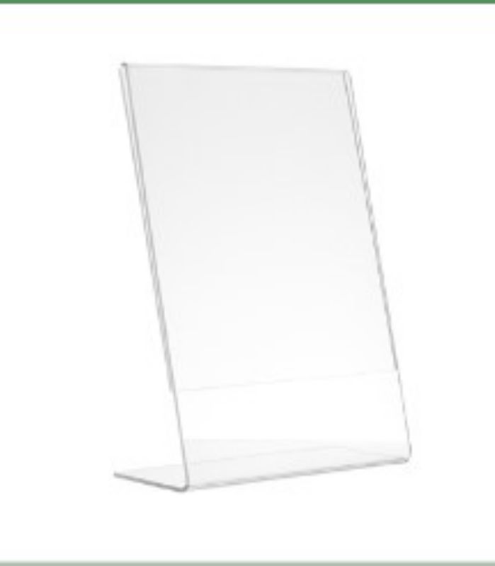 FRAME ANGLED ACRYLIC 8.5X11-