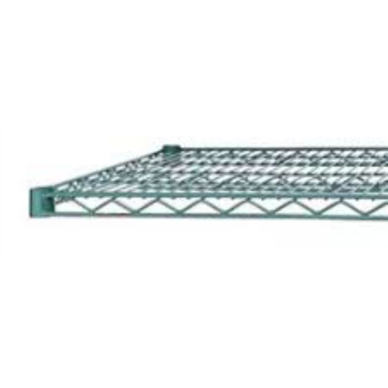 SHELVING WIRE EPOXY GREEN 14x30