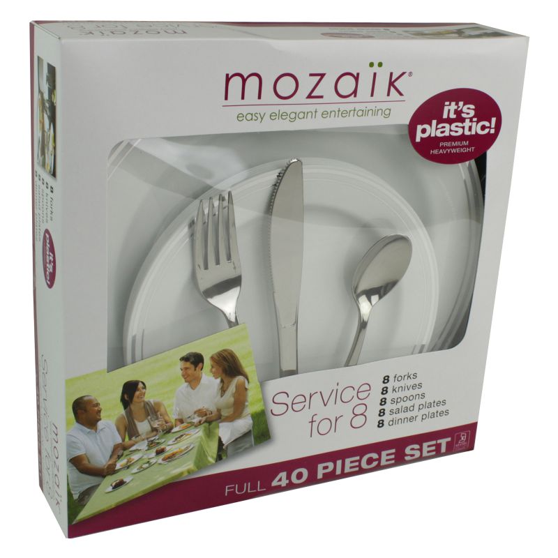 BAND SERVICE SILVER MOZAIK FOR 8-