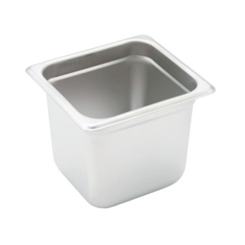PAN STEAM TABLE S/S 1/6 SIZE 6" DP