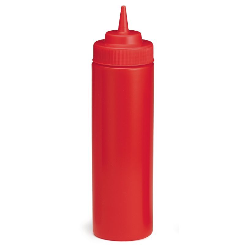 BOTTLE SQUEEZE KETCHUP RED 24 OZ 