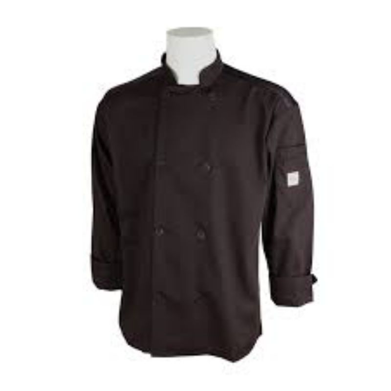 COAT CHEF UNISEX BLACK SMALL