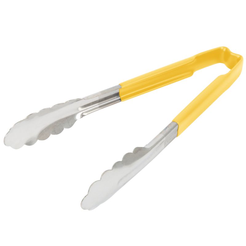 TONG UTILITY 9.5" SS YLW KOOL-TCH