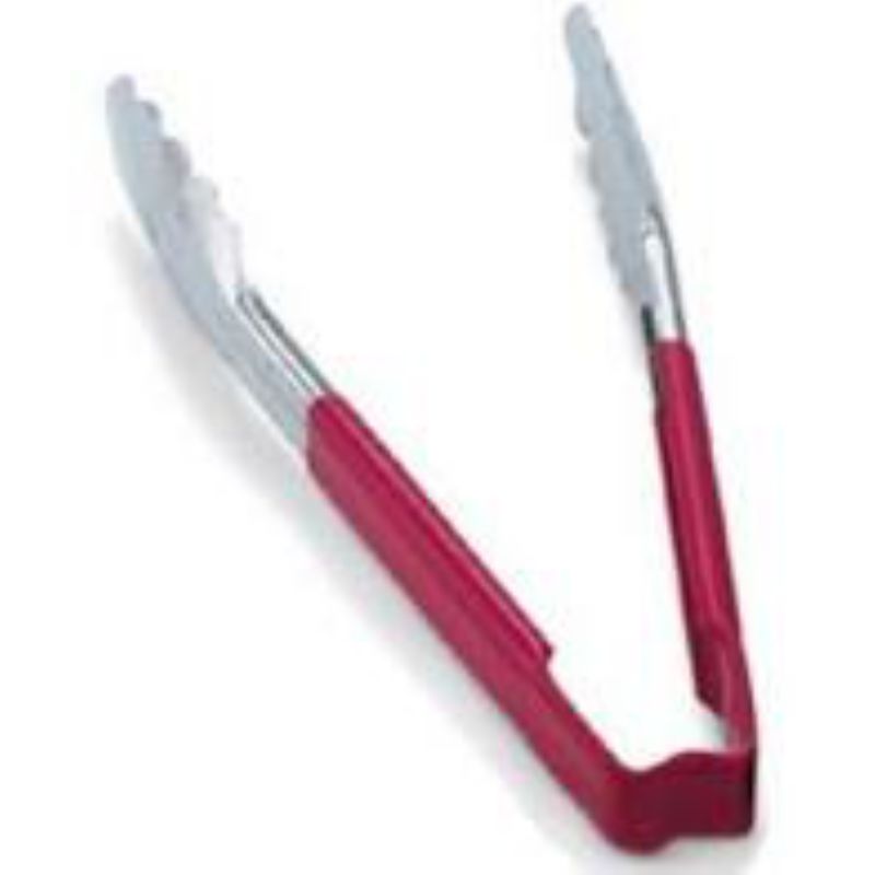 TONG UTILITY 12" SS RED KOOL-TCH