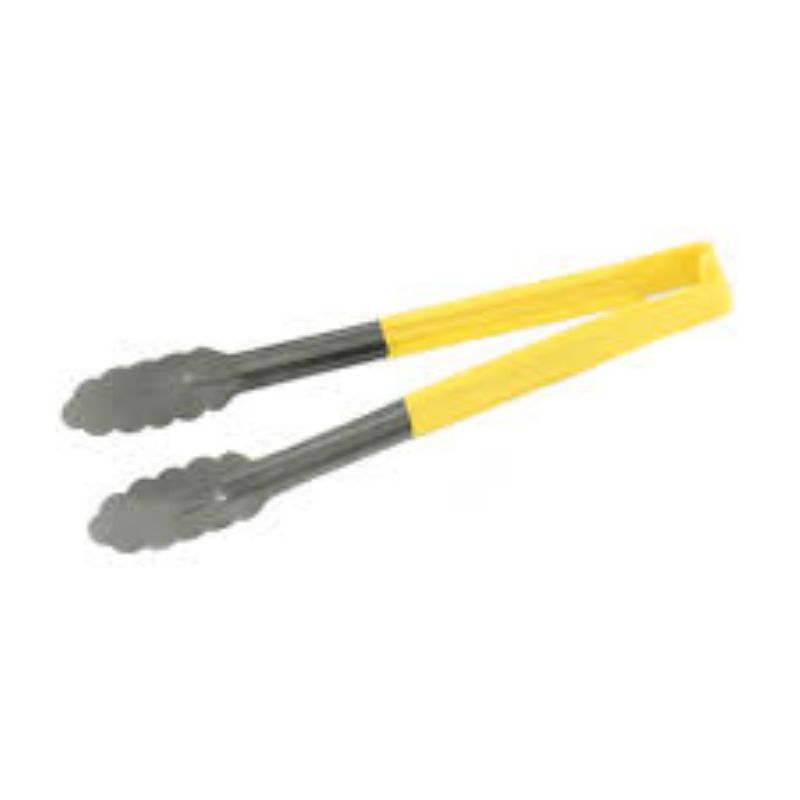 TONG UTILITY 12" SS YLW KOOL-TCH