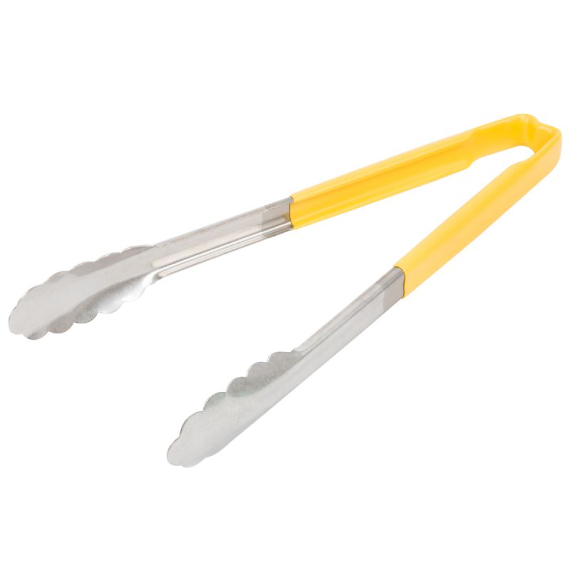 TONG UTILITY 12" SS YLW KOOL-TCH