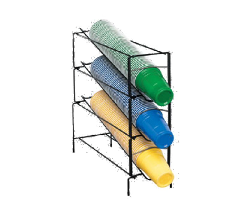 DISPENSER CUP RACK 6-44 OZ