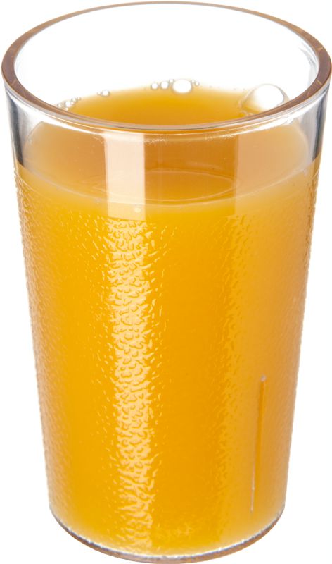 TUMBLER PLASTIC PEBBLED STK 5 OZ CLR-JIT