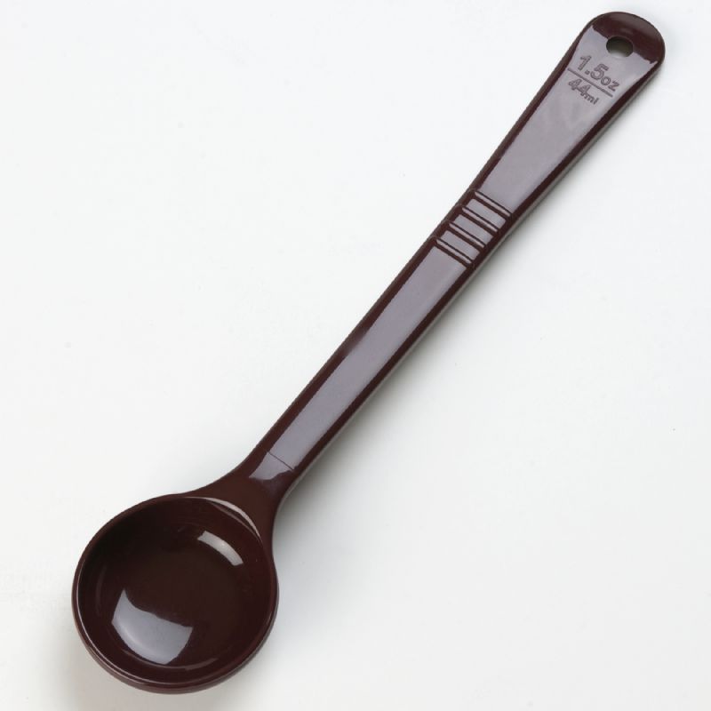 SPOON .5 OZ SOLID BRWN LONG HDLE 