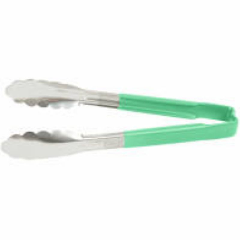 TONG S/S GREEN KOOL TOUCH 9.5 IN