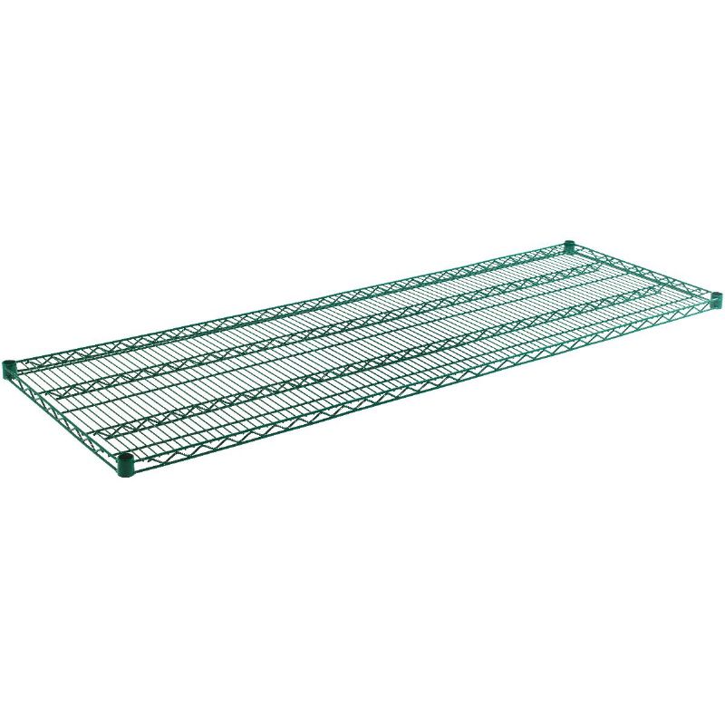 SHELF WIRE GREEN EPOXY 72"X24"