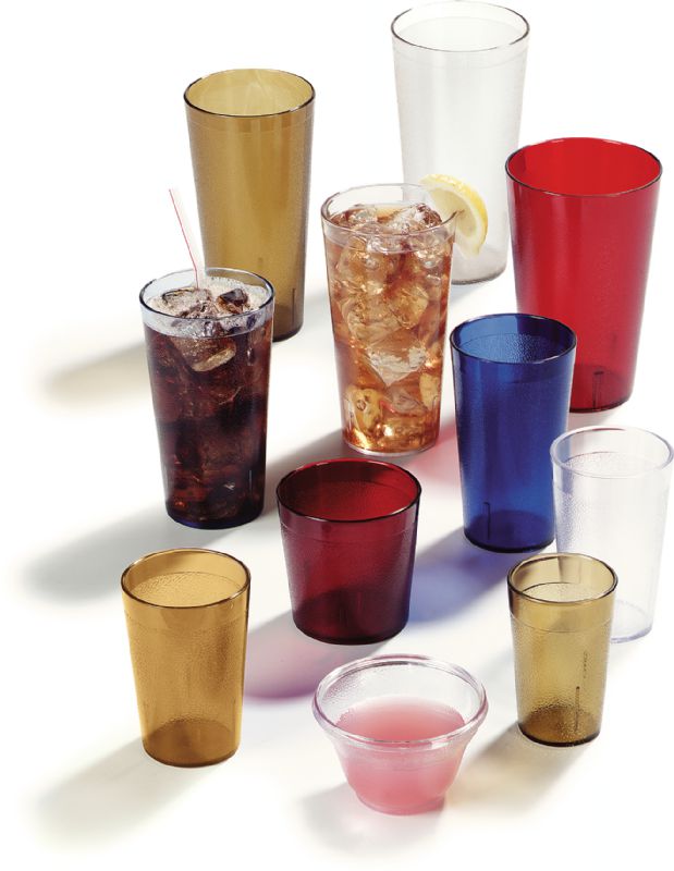 TUMBLER PLASTIC TEXTURED RUBY 20 OZ